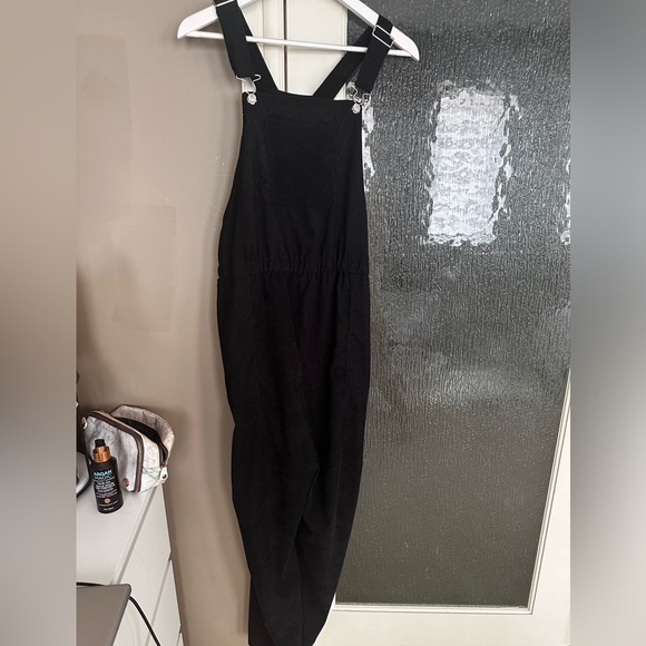 Black corduroy coveralls - Picture 1 of 4